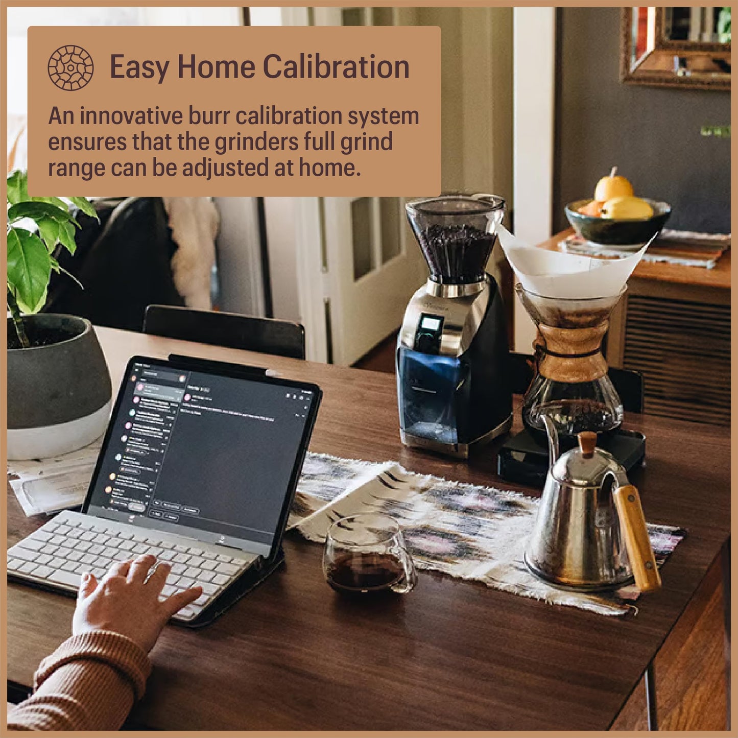 Baratza Virtuoso+ Conical Burr Coffee Grinder with Digital Timer - 40 Grind Settings